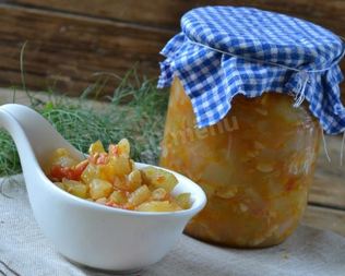 Овощное рагу в мультиварке на зиму