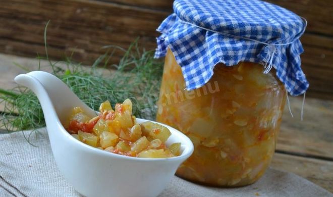 Овощное рагу в мультиварке на зиму