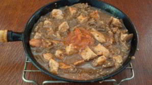 рагу из баклажан с мясом