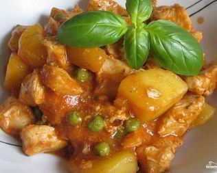 Рагу из картофеля и мяса