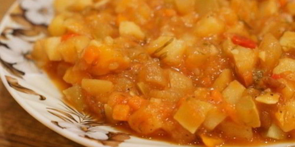 Рецепт рагу из картошки с кабачками