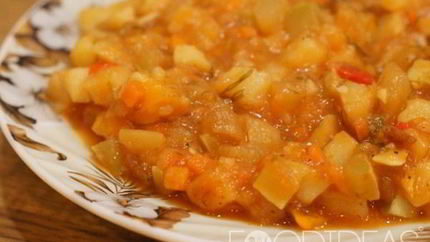 Рагу из картошки с кабачками