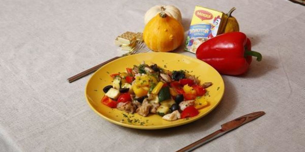 Рецепт рагу из курицы с овощами