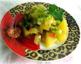 Рагу из овощей с кабачками