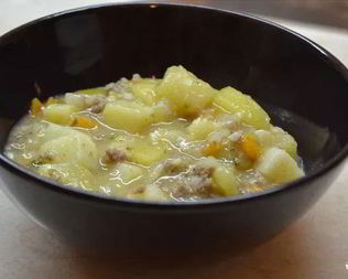 Рагу овощное с фаршем