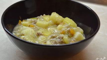 Рагу овощное с фаршем