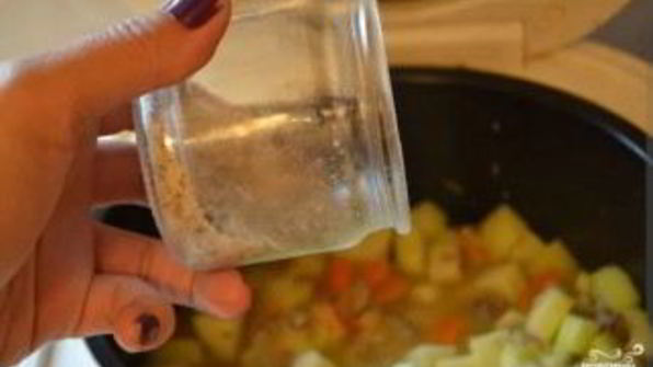 рагу овощное с фаршем