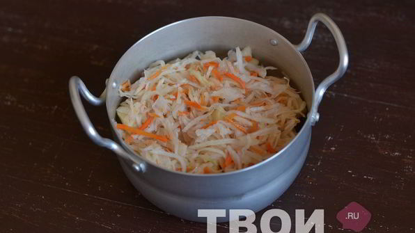 рагу с квашеной капустой
