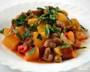 Рагу со свининой