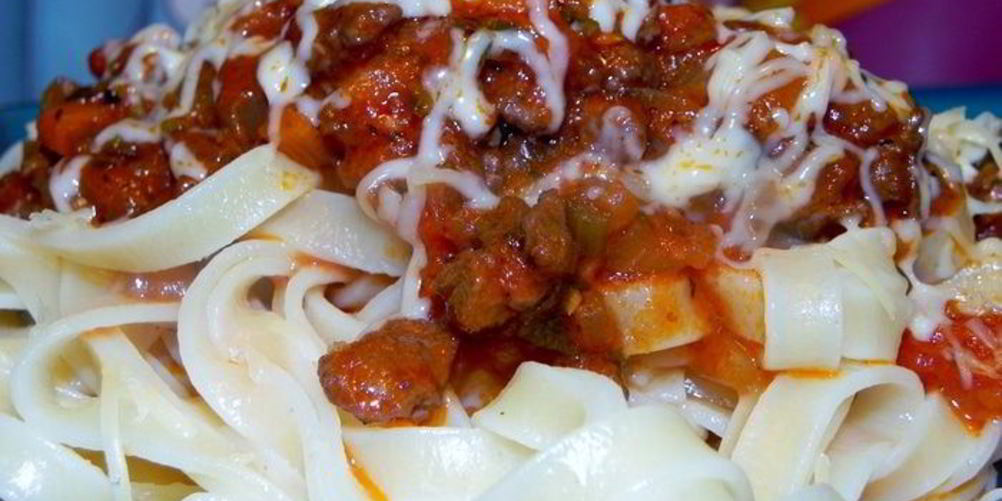 Рецепт тальятелле с рагу