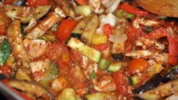 рататуй с курицей