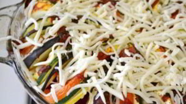 рататуй с моцареллой