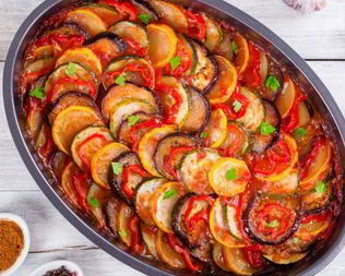 Рататуй с мясом