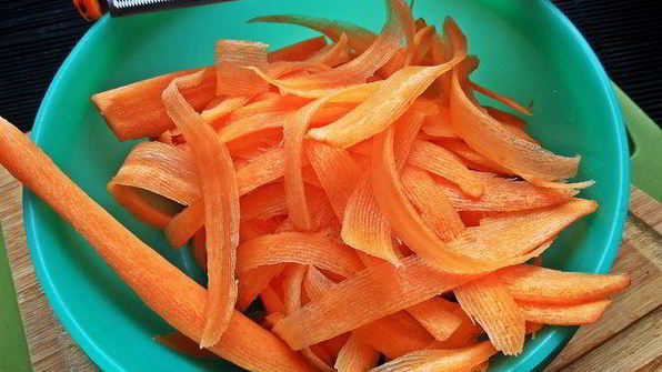 рисовая лапша с овощами