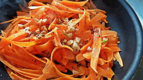 рисовая лапша с овощами