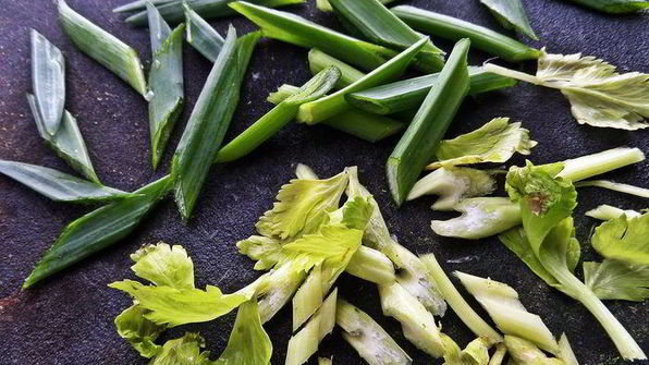 рисовая лапша с овощами