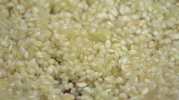 черное ризотто