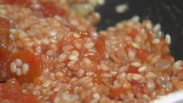 черное ризотто