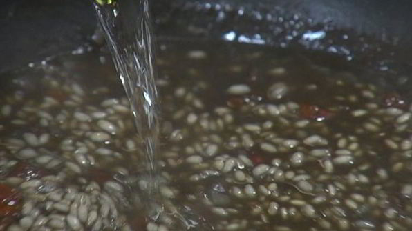 черное ризотто