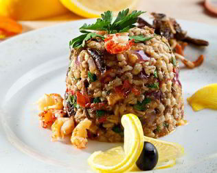 Перловое ризотто Розовый жемчуг