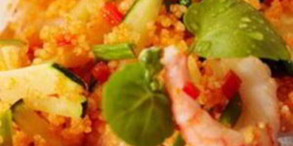 Рецепт ризотто из кускуса с креветками