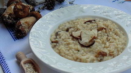 Ризотто с белыми грибами