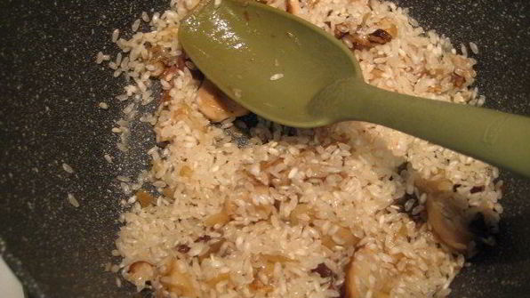 ризотто с белыми грибами