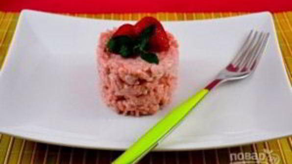 ризотто с клубникой на 14 февраля