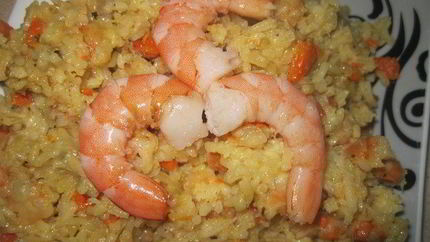 Ризотто с креветками