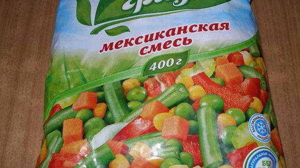 ризотто с курицей и замороженными овощами