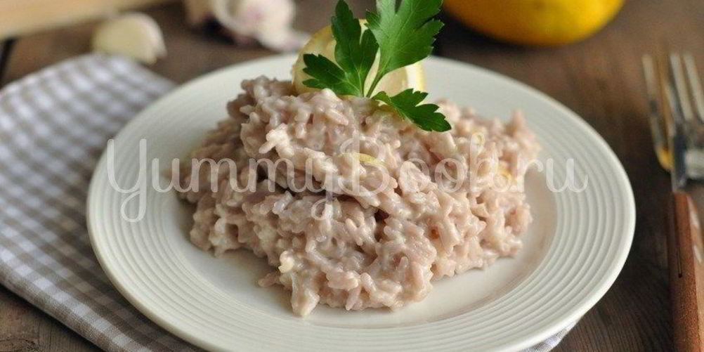 Рецепт ризотто с лимоном