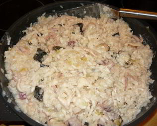 Ризотто с морепродуктами