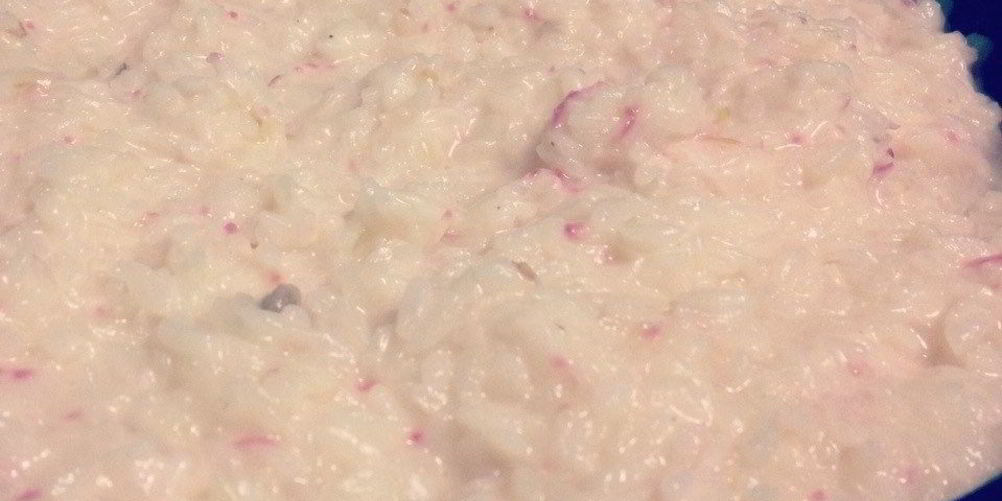 Рецепт ризотто с редиской
