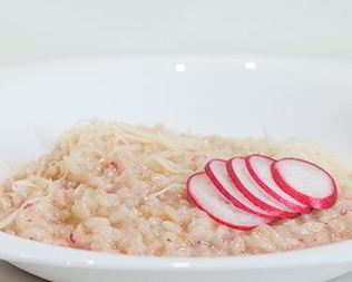 Ризотто с редисом