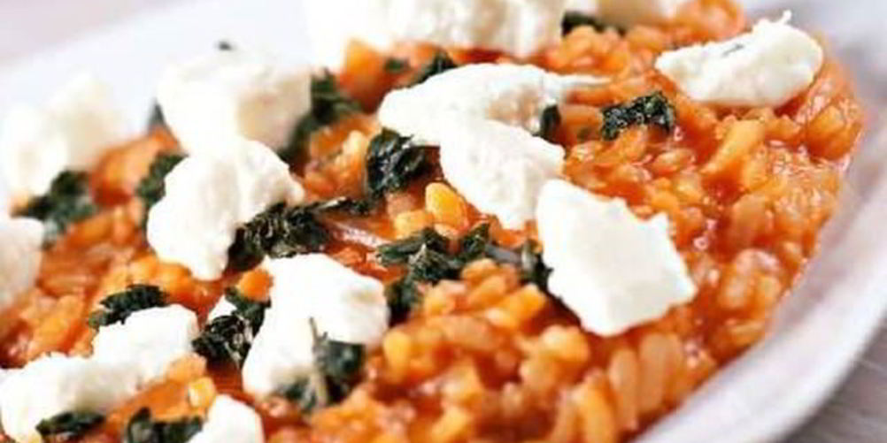 Рецепт ризотто с томатами и брынзой