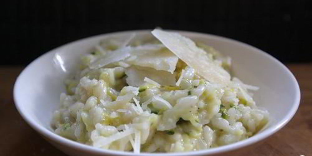 Рецепт ризотто с цуккини и сквошем