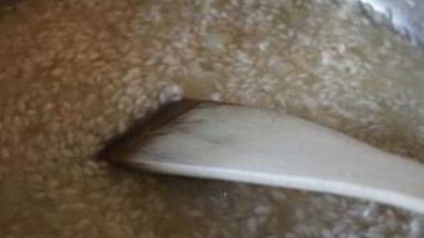 ризотто с цуккини и сквошем