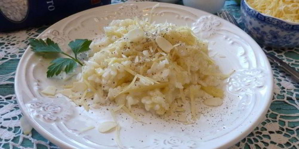 Рецепт ризотто с яблоком