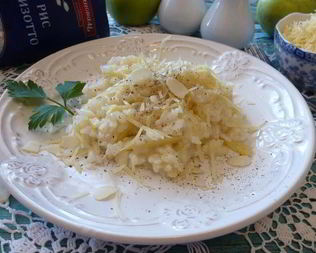 Ризотто с яблоком