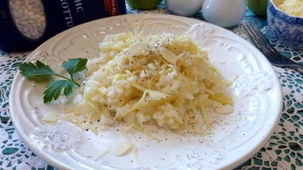 ризотто с яблоком