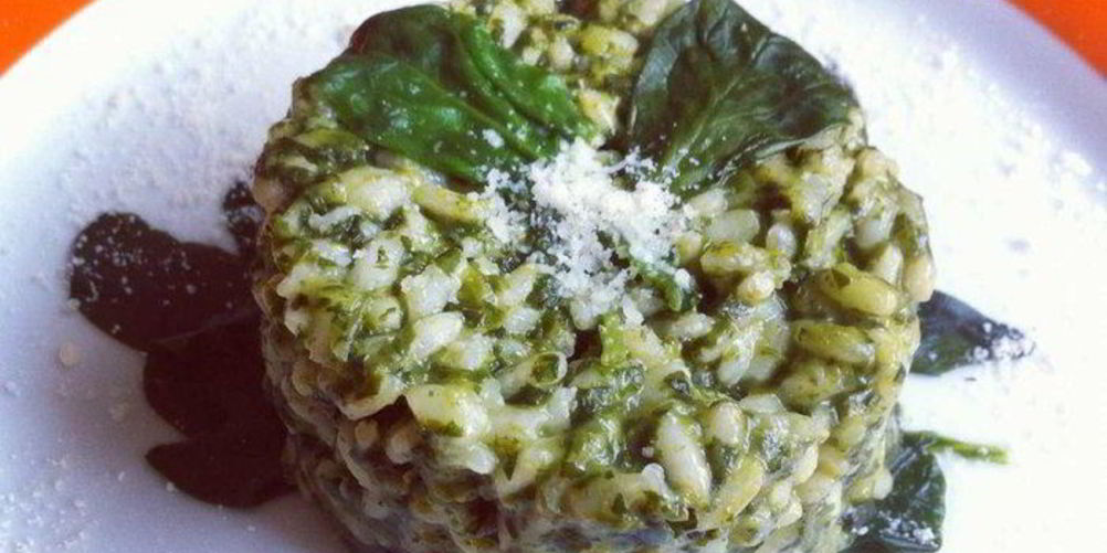 Рецепт ризотто со шпинатом