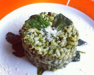 Ризотто со шпинатом