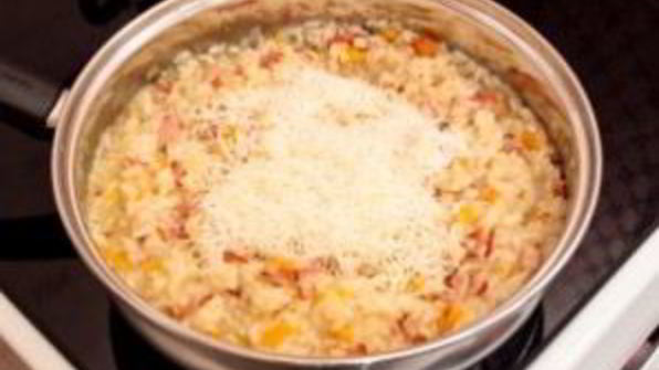 ризотто со свининой