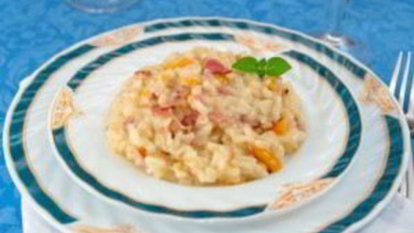 ризотто со свининой