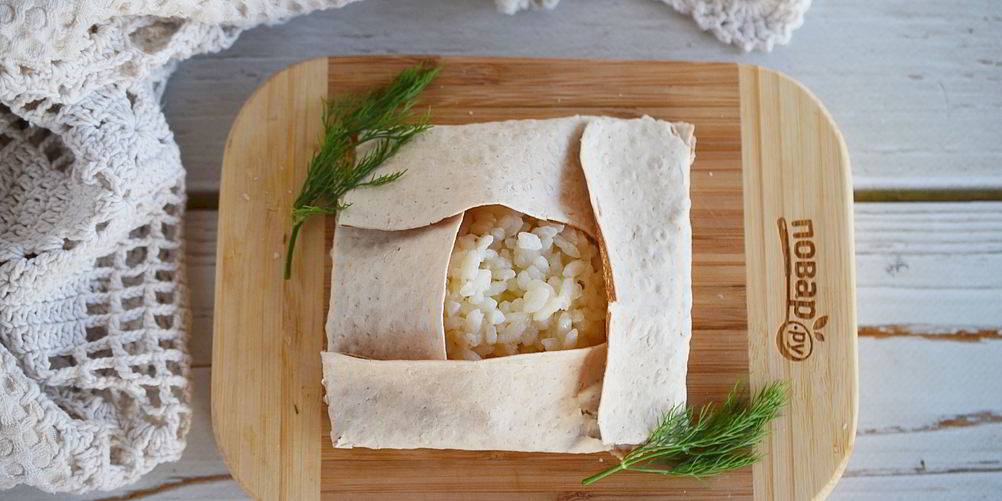 Рецепт ризотто в лаваше