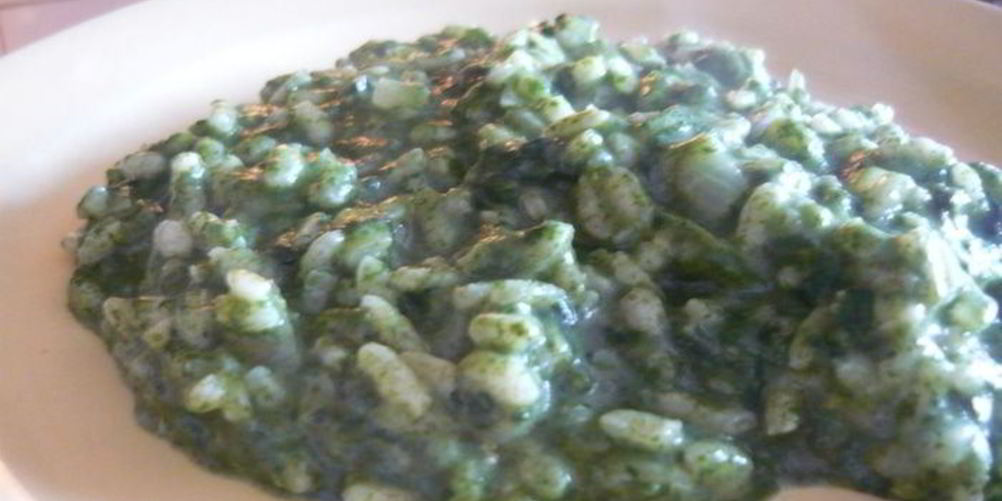 Рецепт шпинатного ризотто