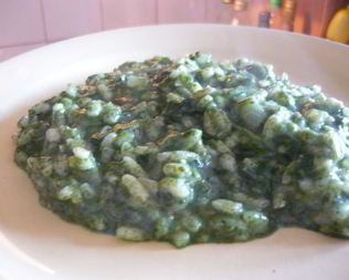 Шпинатное ризотто