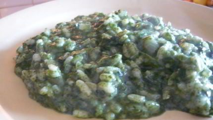 Шпинатное ризотто