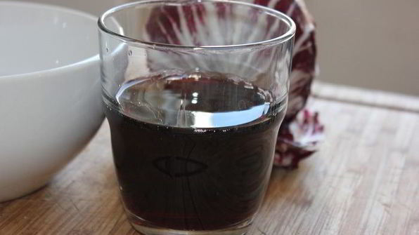 свекольный ризотто с цикорием