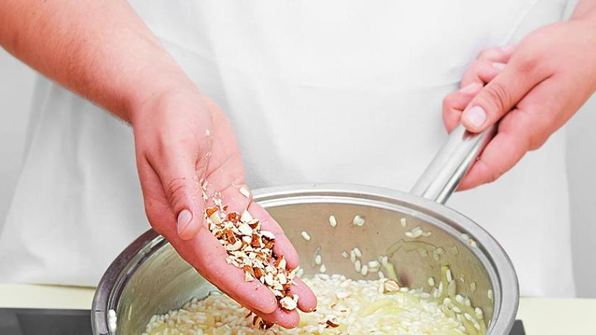 яблочное ризотто